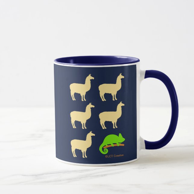Taza Llama Llama Llama Llama Chameleon (Derecha)