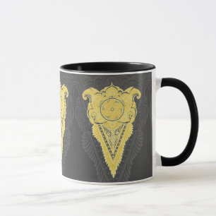 Taza Llama Ornamental Dorada
