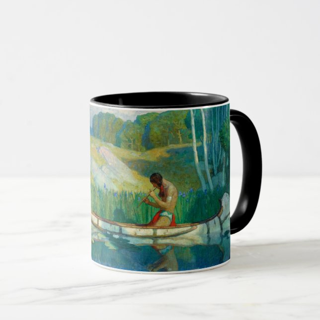 Taza Llamada de amor india de Newell Convers Wyeth (Anverso derecho)