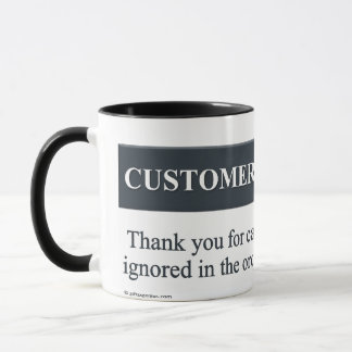 Taza Llamada de la línea de servicio de atención al