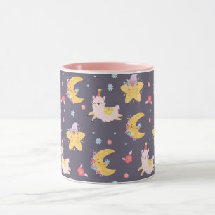 Taza Llamas En La Mug Del Cielo