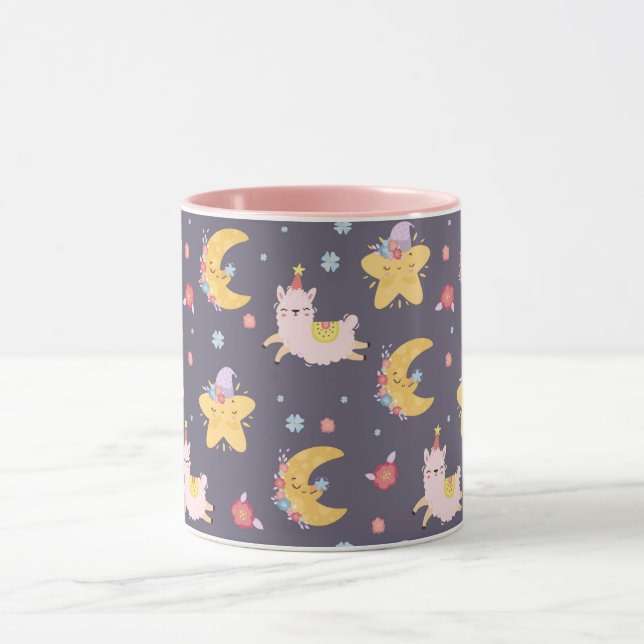 Taza Llamas En La Mug Del Cielo (Centro)