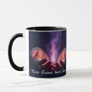 Taza Llamas Gemelas