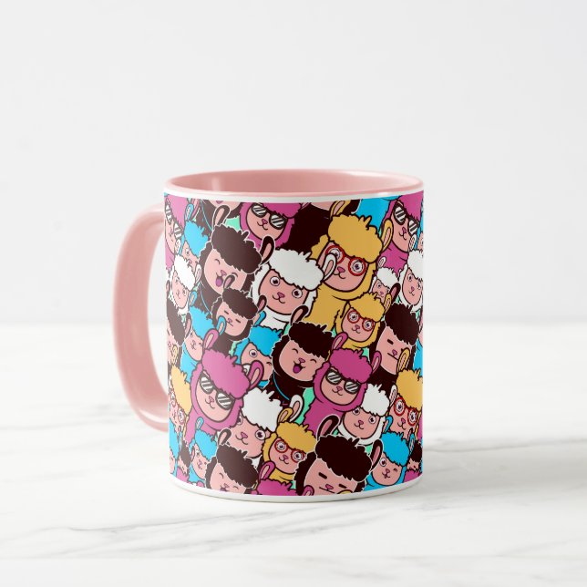 Taza Llamas Mug (Anverso izquierdo)