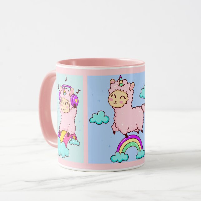 Taza Llamas Mug (Anverso izquierdo)