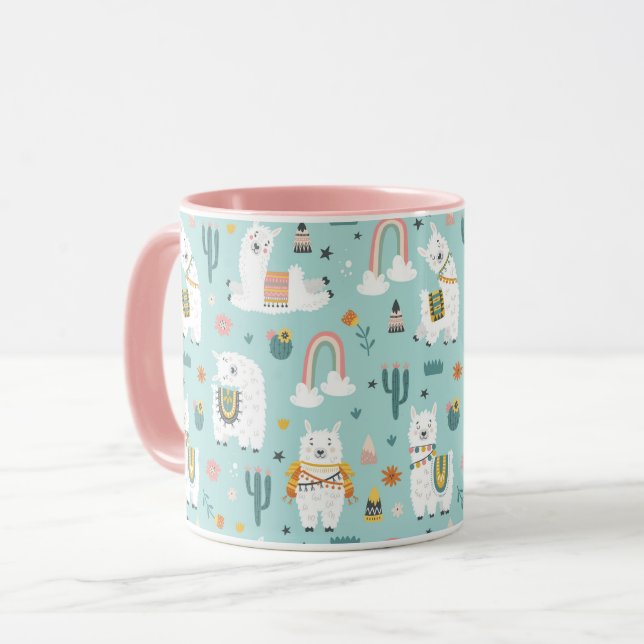 Taza Llamas Mug (Anverso izquierdo)