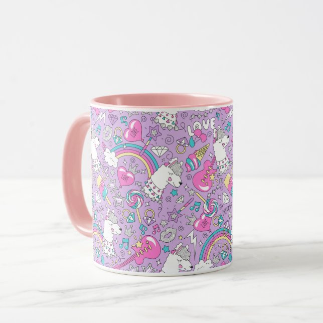 Taza Llamas Mug (Anverso izquierdo)