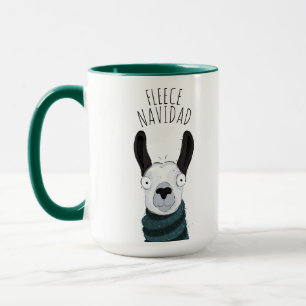 Taza Llamativo y divertido 'FLEECE NAVIDAD' Pun diverti
