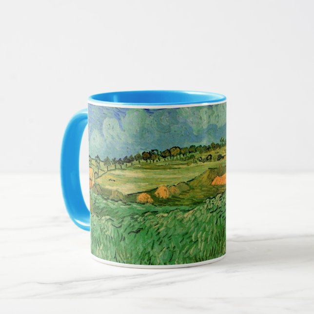 Taza Llanta cerca de Auvers por Vincent van Gogh (Anverso izquierdo)