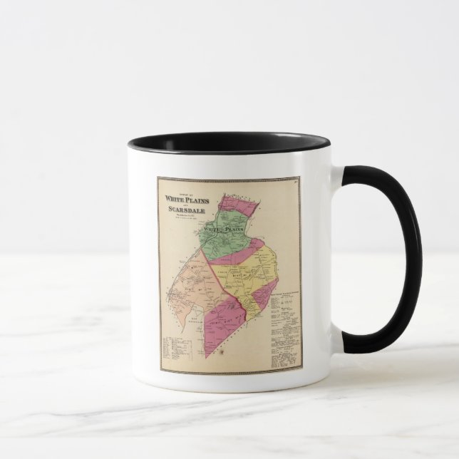Taza Llanuras blancas, pueblos de Scarsdale (Derecha)