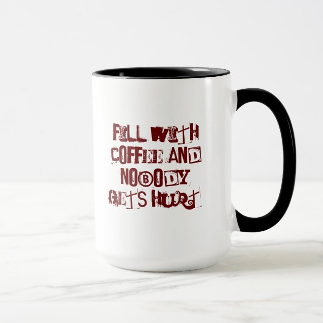 Taza Llena CAFÉ y nadie sale herido (Derecha)
