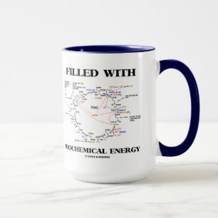 Taza Lleno De Energía Bioquímica (Ciclo Krebs)