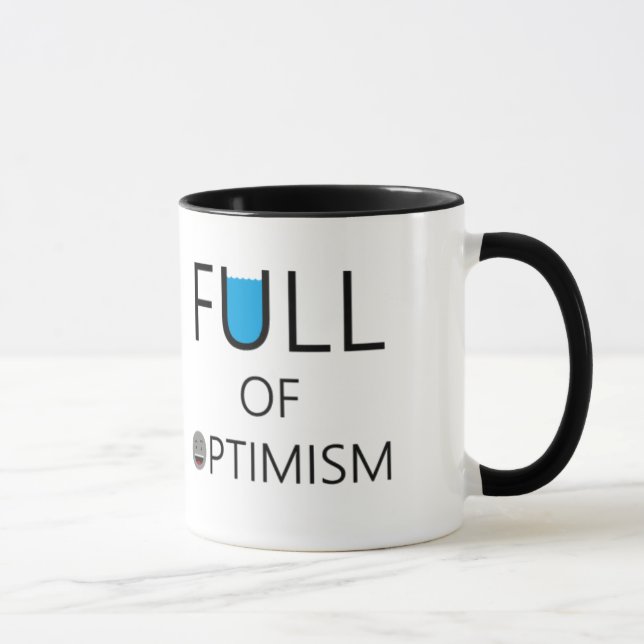Taza Lleno de optimismo - OPTIMISTA (Derecha)