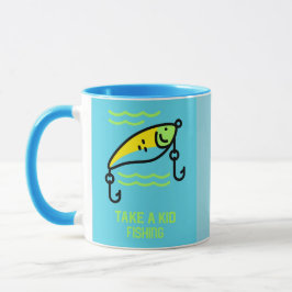 Taza Lleva a un niño a pescar