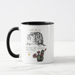 Taza Llévame a donde pertenece mi corazón