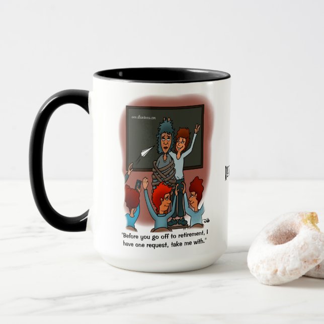 Taza Llévame Con Combo Mug (Con donut)