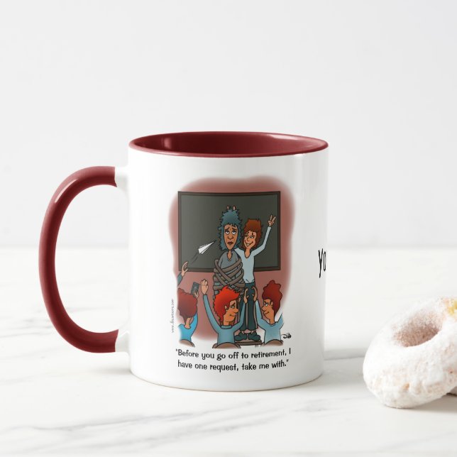 Taza Llévame Con Combo Mug (Con donut)