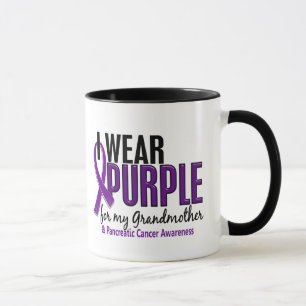 Taza Llevo la púrpura para el cáncer pancreático de