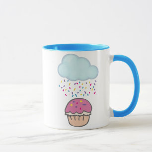 Taza Lluvia de Purpurina en Cupcake