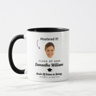 Taza Lo Dominó Foto Personalizada De Titulo De Máster G