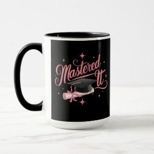 Taza Lo Dominó Graduado de Maestría Graduación MBA