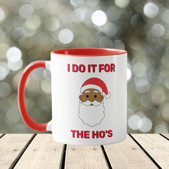 Taza Lo hago por el blanco negro afroamericano de Ho (Subido por el creador)