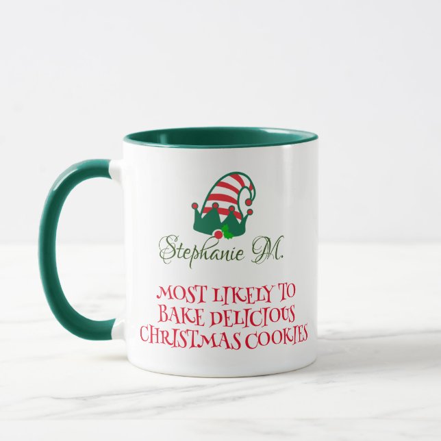 Taza Lo más probable es que los Navidades mug, Personal (Izquierda)