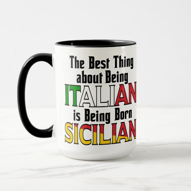 Taza Lo mejor de ser italiano (Izquierda)