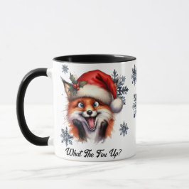 Taza Lo que el zorro arriba Navidades Mug