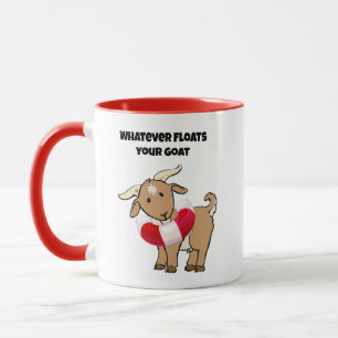 Taza Lo que sea que flote tu Personalizado del Preserva