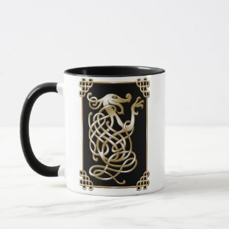 Taza Lobo celta - fondo negro