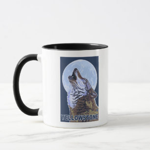 Taza Lobo de YellowstoneHowling