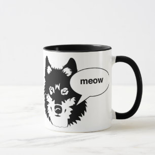 Taza Lobo del maullido