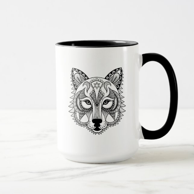 Taza Lobo inspirado (Derecha)