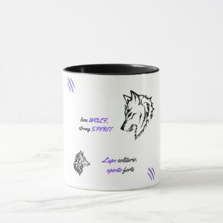 Taza Lobo solitario