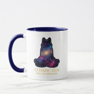 Taza Lobo Zen Cósmico – Animal Espiritual de la Galaxia