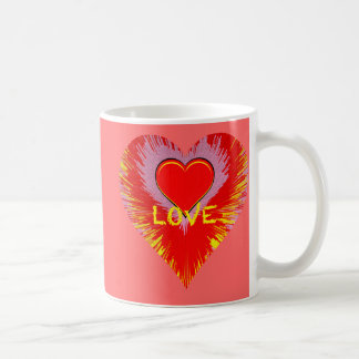 Taza loca #9 del corazón