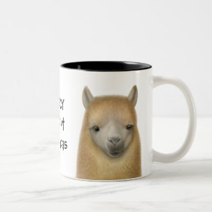 Taza loca de la alpaca