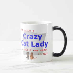 Taza loca de la señora del gato