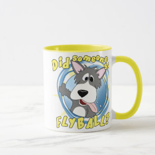 Taza loca del perro de Flyball