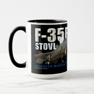 Taza Lockheed Martin F-35B Luchador sigiloso Lightning