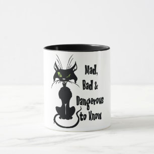 Taza Loco, Malo y Peligroso de Conocer, Gato Negro