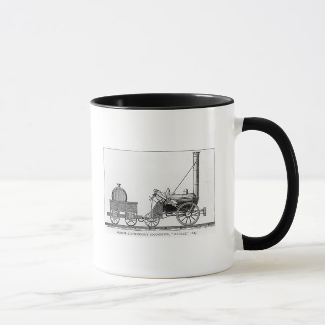 Taza Locomotora de George Stephenson, "Rocket", 1829 (Derecha)