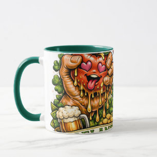 Taza Locura de Manzana del Día de San Patricio 🍀