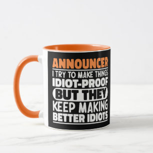 Taza Locutor Intento Hacer Las Cosas Dichos Divertidos