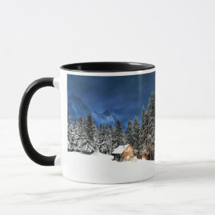 Taza Log Cabin Mountain View Mug