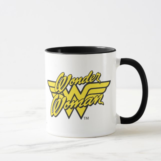 Taza Logo 1 de la mujer maravilla (Derecha)