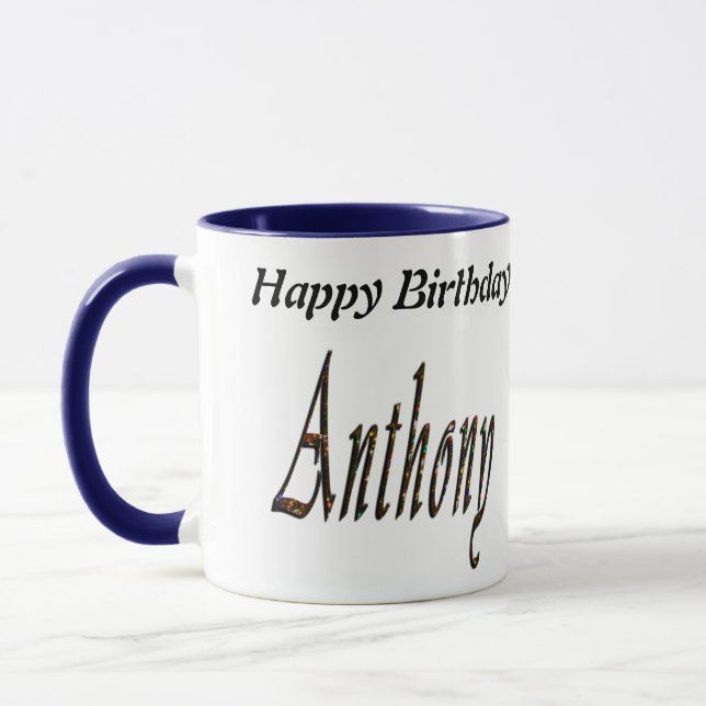 Taza Logo de Anthony Name, (Izquierda)