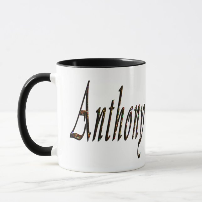 Taza Logo de Anthony Name, (Izquierda)