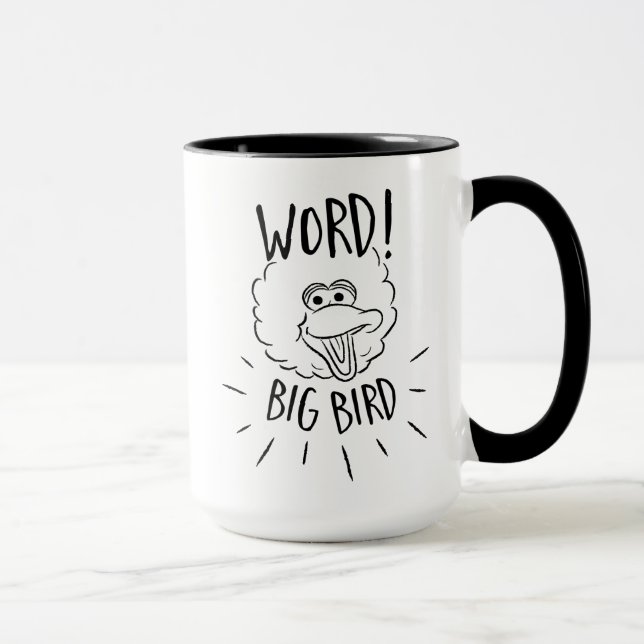 Taza Logo de Big Bird Skate - ¡Palabra! Gran Bird (Derecha)